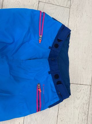 Pantalones esquí mujer azules. usados.