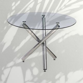 Mesa redonda cristal moderna