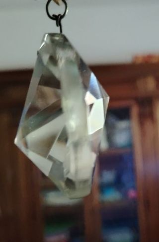 Pendente a prisma in cristallo