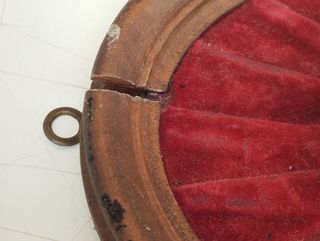 Antico mezzobusto in bronzo Gesù in altorilievo