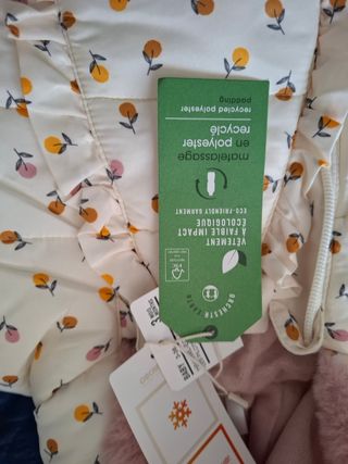 Tutone neonata fiori - ecologico