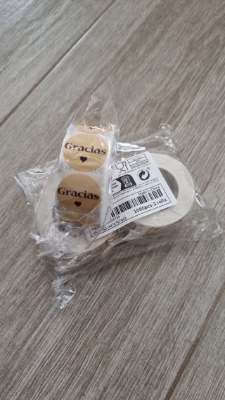 Pegatinas Gracias - 1500uds