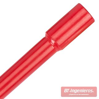 Palanca de acero para gatos hidráulicos - 750 mm. (desmontable en 2 piezas)