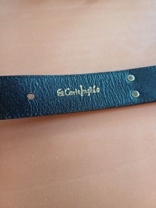 Cinturón ROBERTO BELLIDO negro y dorado