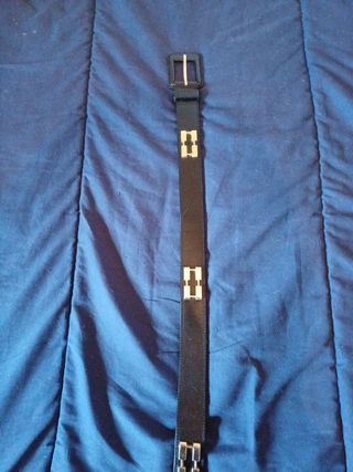 Cinturón ROBERTO BELLIDO negro y dorado