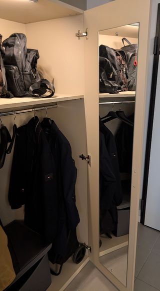 Armadio guardaroba 2 ante beige