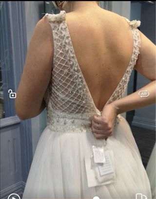 vestido novia Dinovias con arreglo gratis