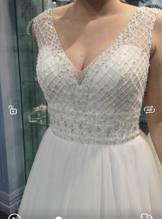 vestido novia Dinovias con arreglo gratis