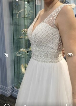 vestido novia Dinovias con arreglo gratis