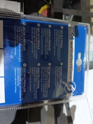 Pedales SPARCO PROGETTO - Juego  3 uds A estrenar