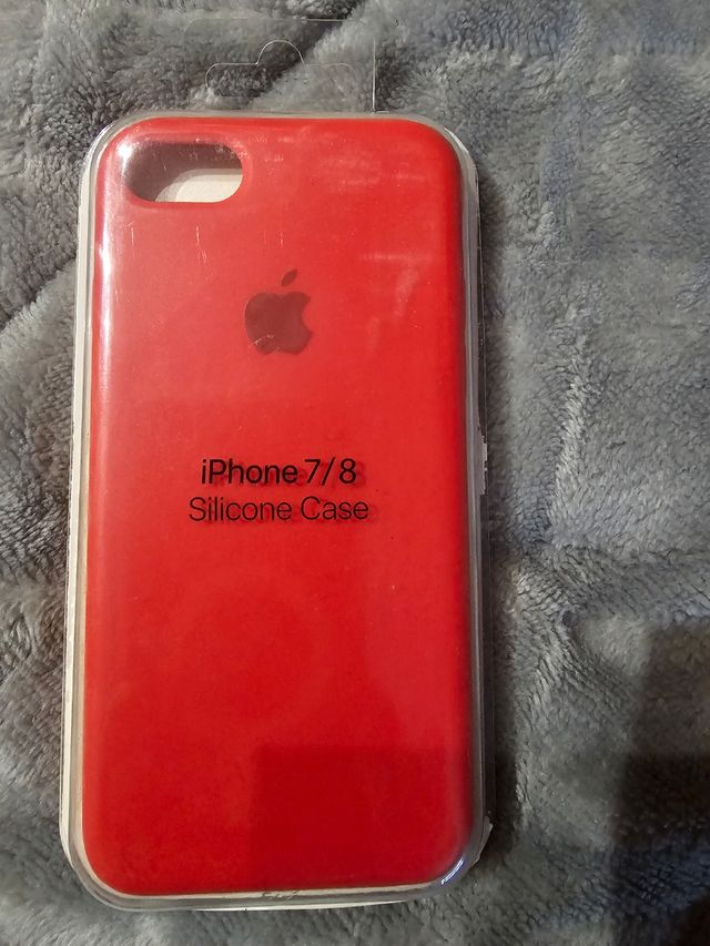 Funda silicona roja iPhone 7/8 Apple