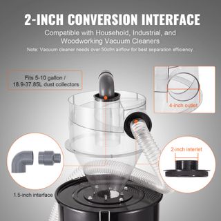 Aspirapolvere Separatore Ciclonico per Serbatoio C