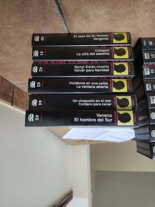 Colección Hitchcock VHS (39 películas)