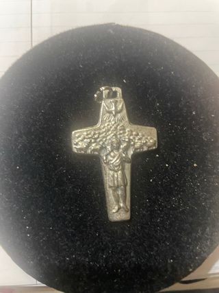 Crucifijo vintage Italia, espiritu santo