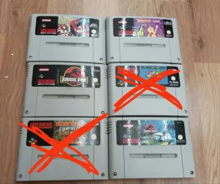 Collezione di giochi retro Nintendo in buone condizioni