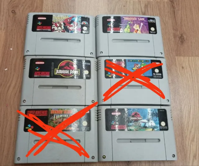 Collezione di giochi retro Nintendo in buone condizioni