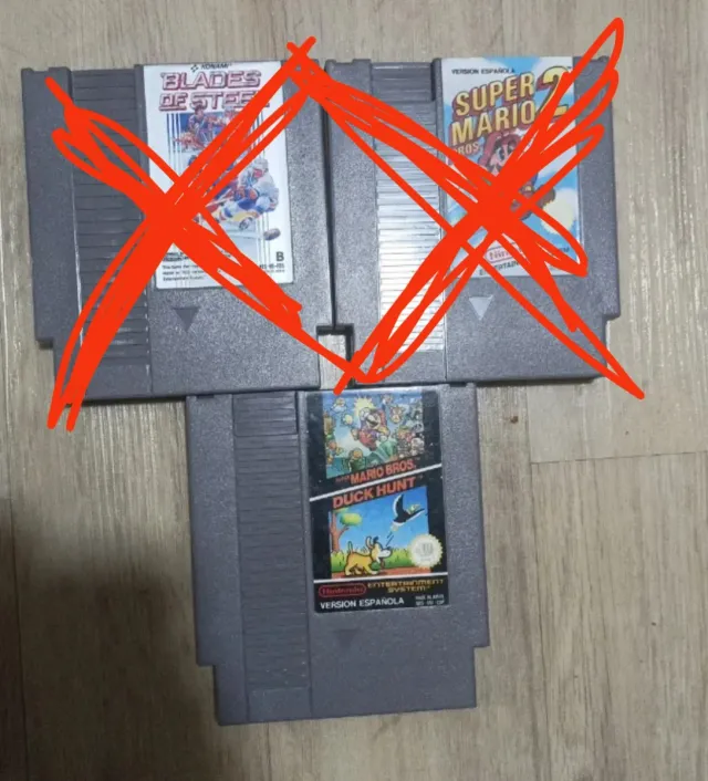 Collezione di giochi retro Nintendo in buone condizioni