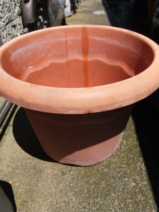 Maceta grande plastico