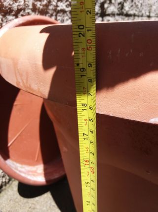 Maceta grande plastico