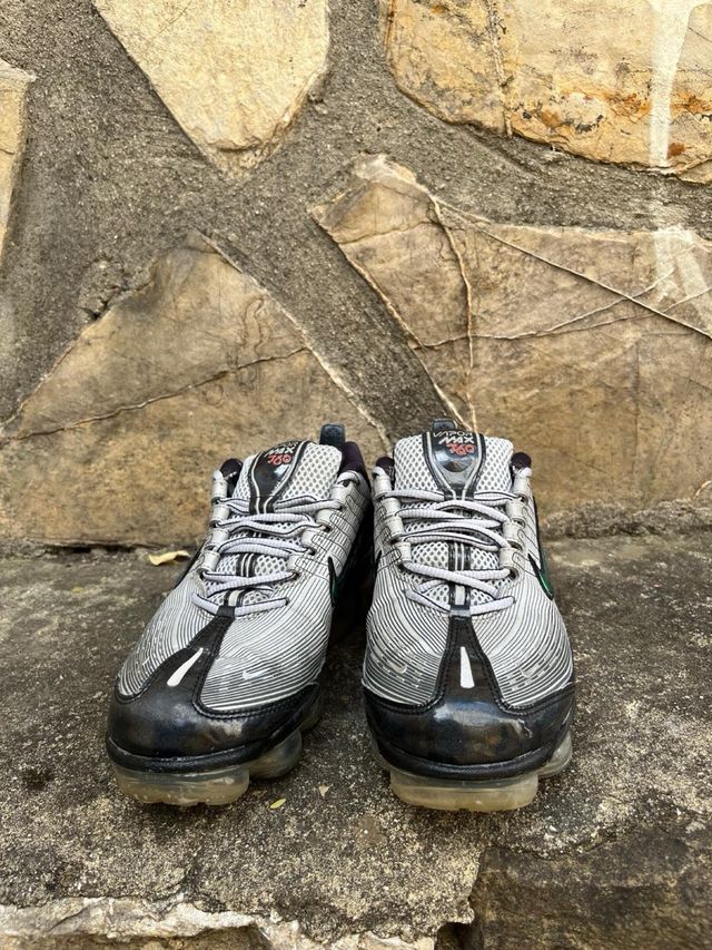 Nike Vapormax 41- negras y plateadas