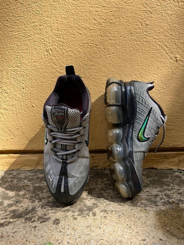 Nike Vapormax 41- negras y plateadas