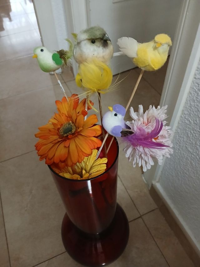 Vaso in vetro rosso - Decor