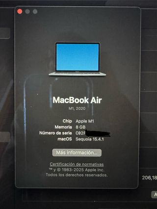 MacBook Air 2020 Gris M1