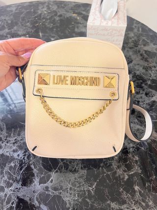 Bolso Love Moschino blanco