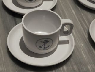 Juego 12 Tazas Café - Ancla Marinera