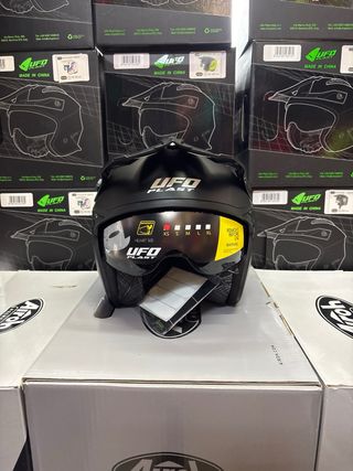 Casco moto XS trial jet ufo
