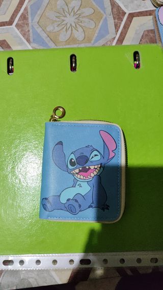 Cartera Stitch azul