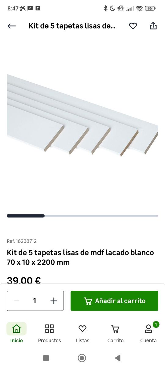 Kit tapetas extensibles puertas (nuevas)