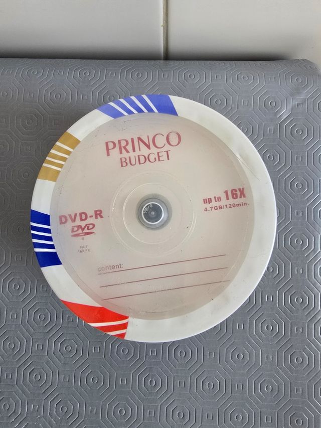 DVD-R Princo Budget 16x - 50 unidades