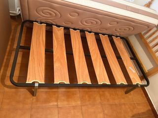Somier laminas de madera y metal