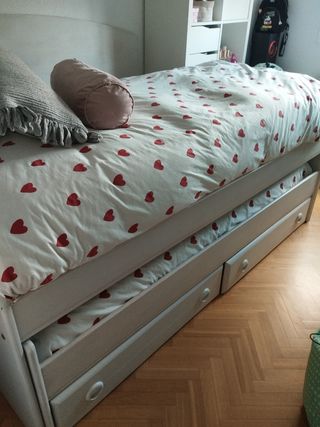 Cama nido blanca - 2 cajones