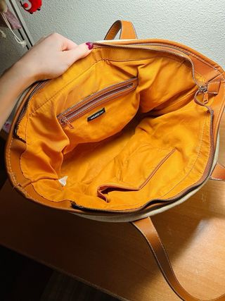 Bolso MISAKO beige - Bolso hombro grande