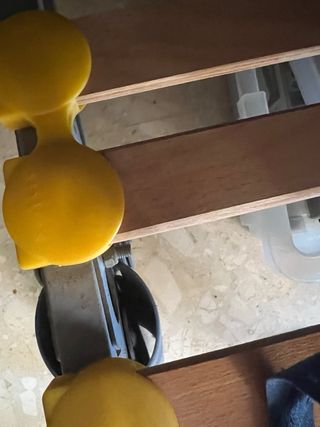 Sofá cama azul - metálico