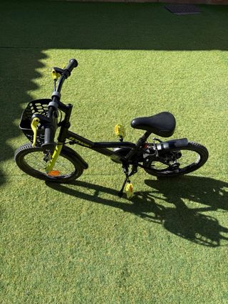 Bicicleta Niñ@ BTwin 16" Negra