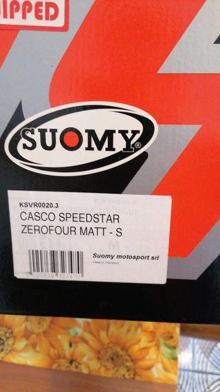Casco Suomy Speedstar Zero4 Matt Tg.S