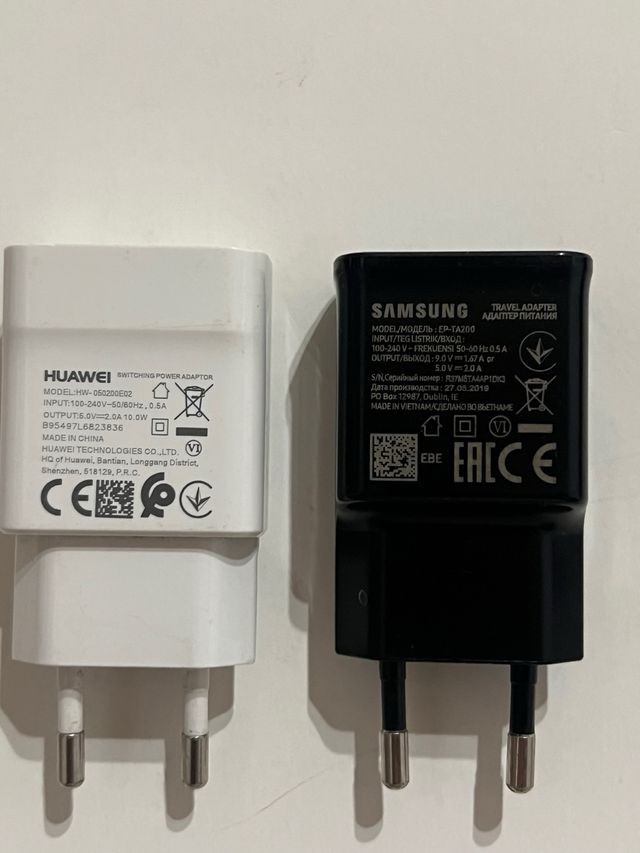 Cargadores Huawei & Samsung