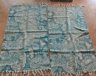 Alfombras verano algodón - turquesa