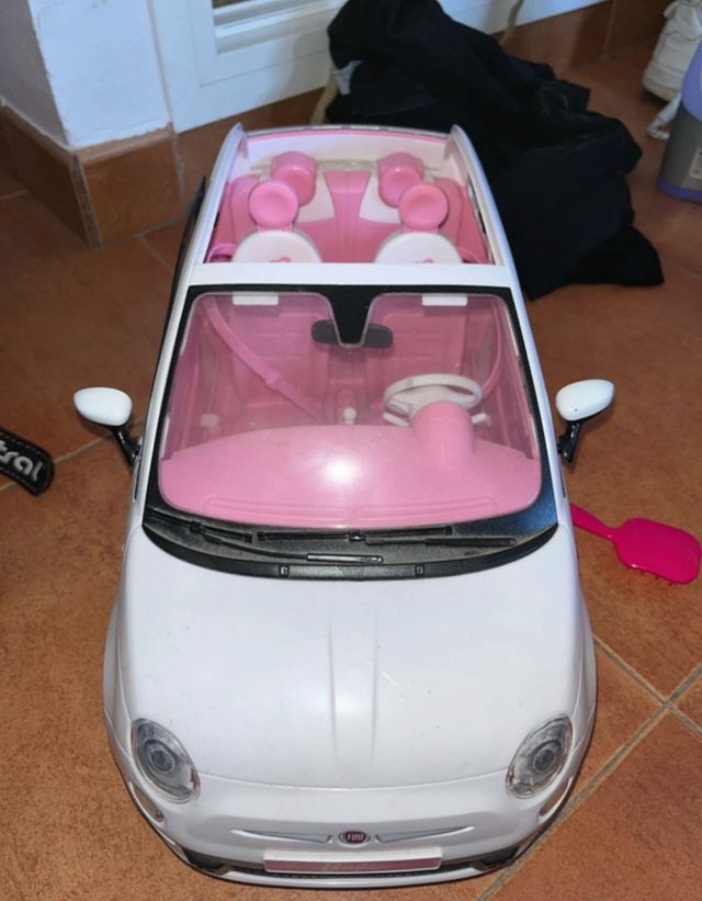 Coche Fiat 500 Barbie