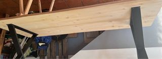 Mesa madera & metal - NEGOCIABLE