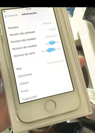 iPhone 5s Plata - 16GB