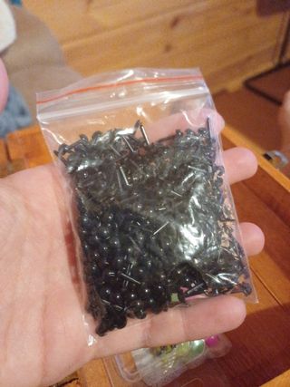 Ojos para muñecos - Manualidades. 0,4mm