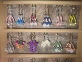 Pendientes multicolor a 4 euros cada uno