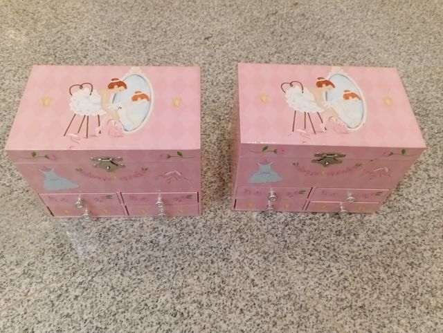 2 Joyeros Musicales Ballet Rosa