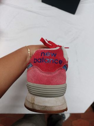 Zapatillas New Balance 574 rojas