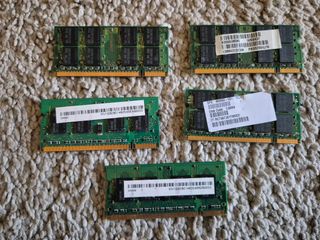 5x Memórias RAM Samsung 1GB