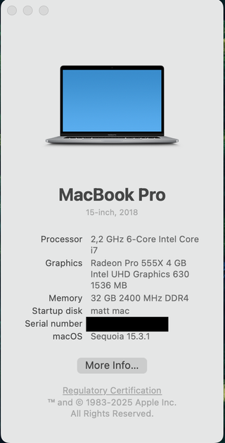 Macbook Pro 15''